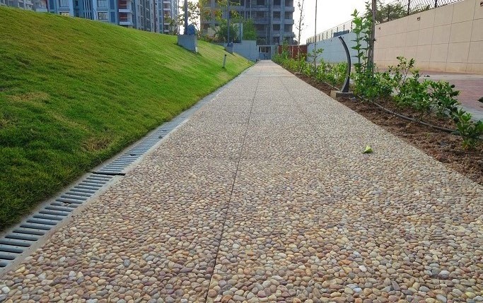 کف سیمانی شسته